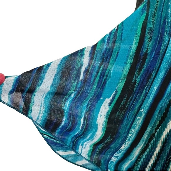 Catherines striped and tie dye in blue shirt with short sleeves size 18/20WP - Picture 5 of 8